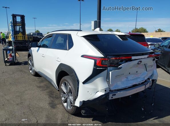 JTMABABA1SA106836 2025 SUBARU SOLTERRA White Սալոնի հետևի տեսք