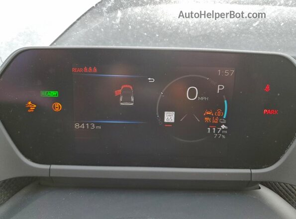 JTMABABA3SA094530 2025 SUBARU SOLTERRA Gray Vista del cuadro de instrumentos