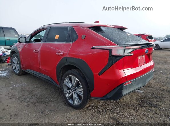 JTMABABA6SA094487 2025 SUBARU SOLTERRA Red Հետևի ձախ