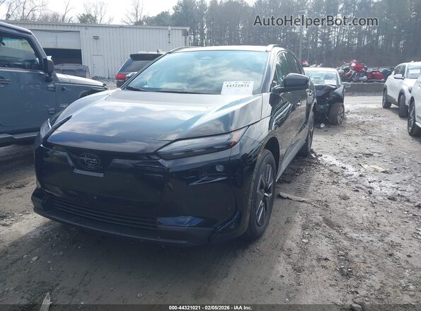 JTMBEAGC1TJ000605 2026 SUBARU SOLTERRA Black Առջևի ձախ երեք քառորդ տեսարան