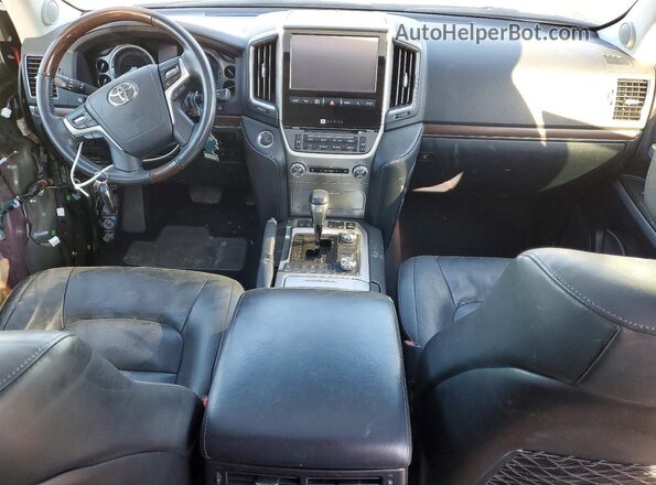 JTMCY7AJ6J4071929 2018 TOYOTA LAND Black Vista de los asientos traseros