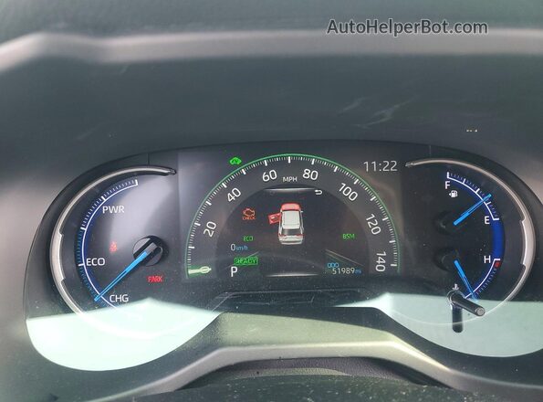 JTMDWRFV0LD549251 2020 TOYOTA LIMITED Black Instrument cluster view