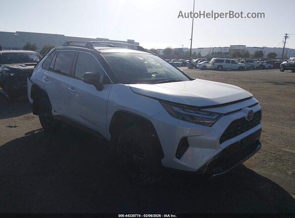 JTME6RFV0SJ076861 2025 TOYOTA RAV4 HYBRID Белый Вид задней части салона
