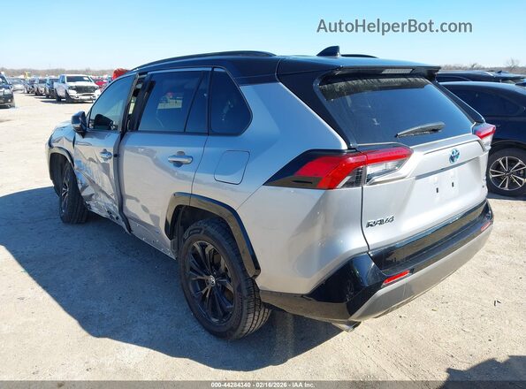 JTME6RFV3ND530314 2022 TOYOTA RAV4 HYBRID Серый Задняя левая четверть