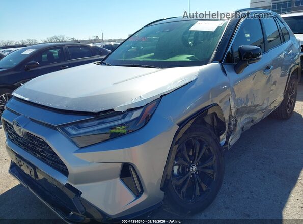 JTME6RFV3ND530314 2022 TOYOTA RAV4 HYBRID Серый Вид спереди