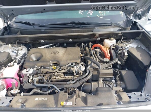 JTME6RFV5ND522313 2022 TOYOTA RAV4 HYBRID Silver Vista trasera