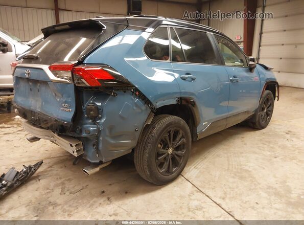 JTME6RFV6PD536837 2023 TOYOTA RAV4 HYBRID Blue Trasero derecho