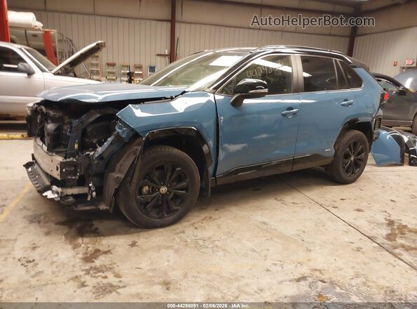JTME6RFV6PD536837 2023 TOYOTA RAV4 HYBRID Blue Vista tres cuartos delantera izquierda