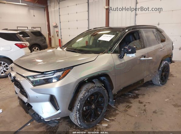 JTME6RFV7NJ019464 2022 TOYOTA RAV4 HYBRID Silver Передня ліва чверть