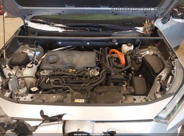 JTME6RFV7NJ019464 2022 TOYOTA RAV4 HYBRID Silver Вид ззаду