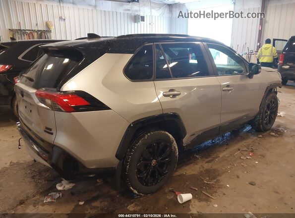 JTME6RFV7NJ019464 2022 TOYOTA RAV4 HYBRID Silver Задня права чверть
