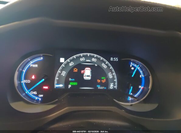 JTME6RFV7NJ019464 2022 TOYOTA RAV4 HYBRID Silver Вид задніх сидінь