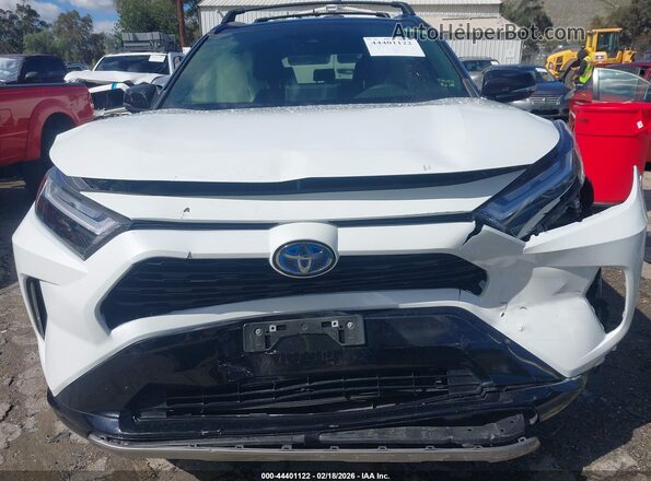 JTME6RFV7NJ023403 2022 TOYOTA RAV4 HYBRID Белый Вид щитка приборов