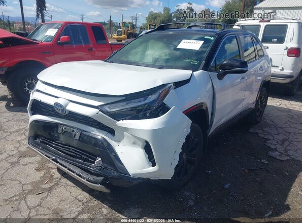 JTME6RFV7NJ023403 2022 TOYOTA RAV4 HYBRID Белый Передняя левая четверть