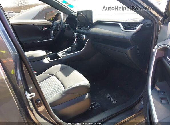JTME6RFV7PD546132 2023 TOYOTA RAV4 HYBRID Gray Widok wnętrza z przodu