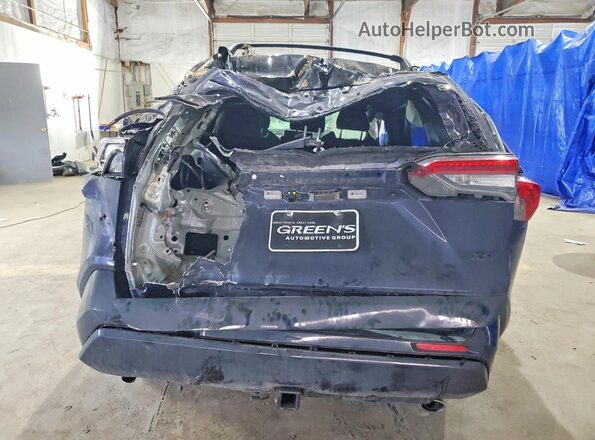 JTMEB3FV5ND081758 2022 TOYOTA RAV4 Blue Widok z tyłu