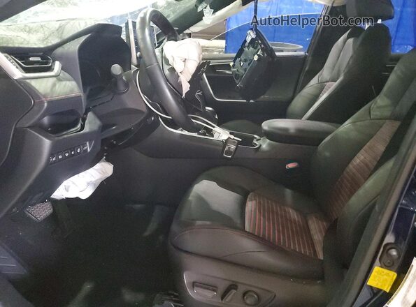 JTMEB3FV5ND081758 2022 TOYOTA RAV4 Blue Widok wnętrza z przodu