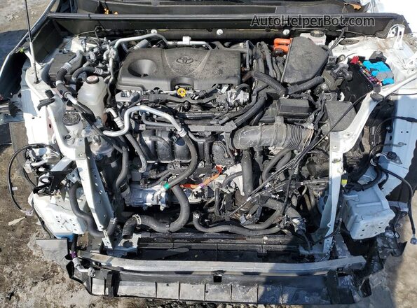 JTMEB3FV5ND107047 2022 TOYOTA RAV4 White ძრავის განყოფილების ხედი