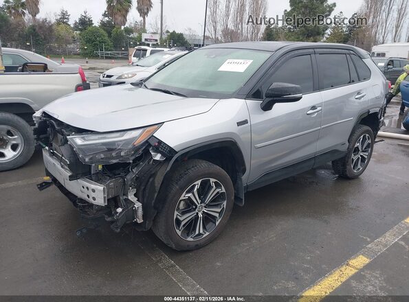 JTMEB3FV9ND103938 2022 TOYOTA RAV4 PRIME Silver Front left