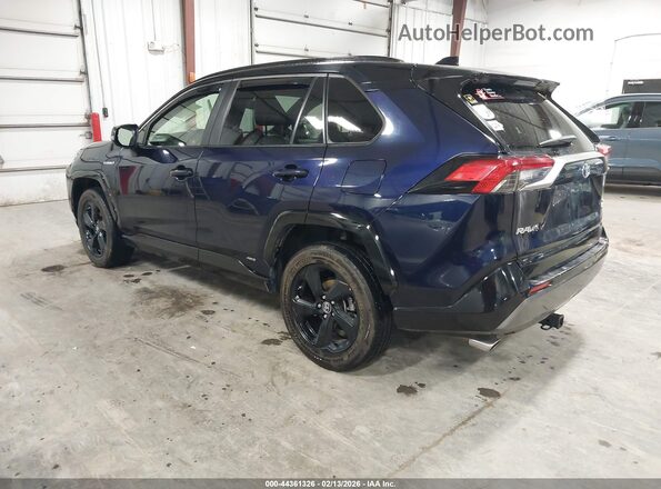 JTMEWRFV4KJ009647 2019 TOYOTA RAV4 HYBRID Blue Հետևի ձախ
