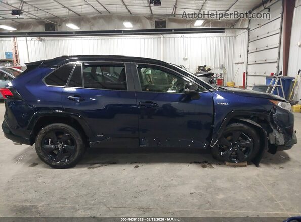 JTMEWRFV4KJ009647 2019 TOYOTA RAV4 HYBRID Blue Սալոնի 360 աստիճան տեսք