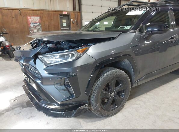 JTMEWRFV7KD504326 2019 TOYOTA RAV4 HYBRID Gray 