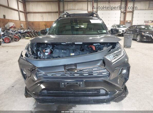 JTMEWRFV7KD504326 2019 TOYOTA RAV4 HYBRID Gray Instrument cluster view