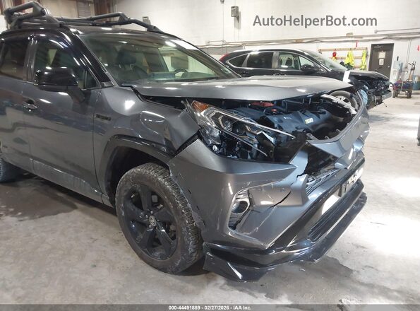 JTMEWRFV7KD504326 2019 TOYOTA RAV4 HYBRID Gray 