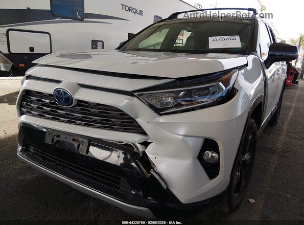 JTMEWRFV8LD541242 2020 TOYOTA RAV4 HYBRID Белый Вид спереди