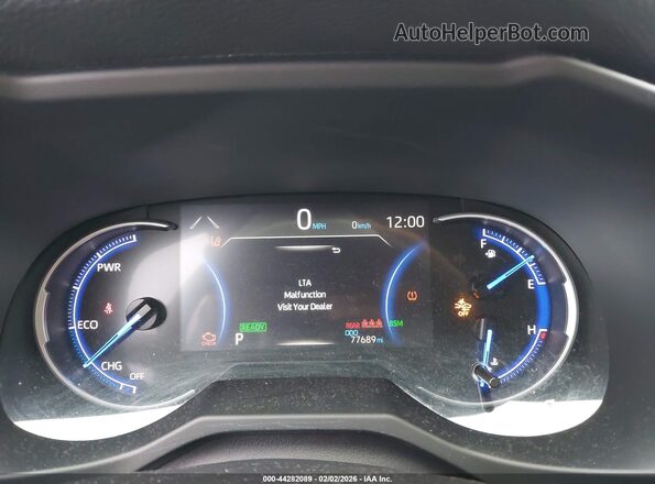 JTMEWRFVXKJ019860 2019 TOYOTA RAV4 HYBRID Серебряный Вид задних сидений