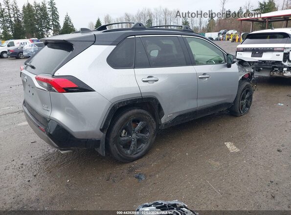 JTMEWRFVXKJ019860 2019 TOYOTA RAV4 HYBRID Серебряный Задняя правая четверть