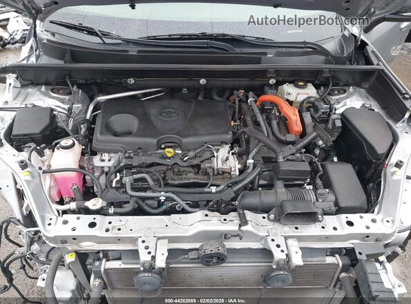 JTMEWRFVXKJ019860 2019 TOYOTA RAV4 HYBRID Серебряный Вид сзади