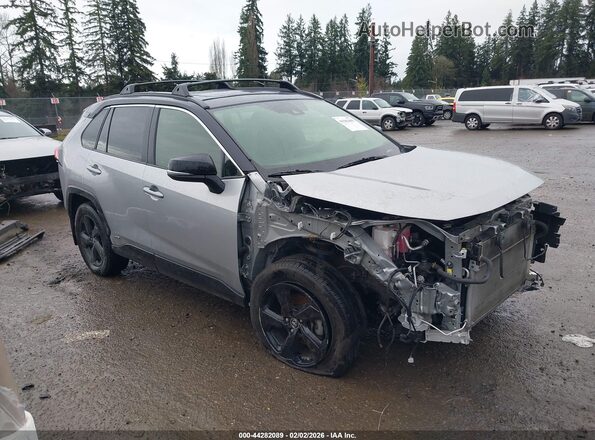 JTMEWRFVXKJ019860 2019 TOYOTA RAV4 HYBRID Серебряный Панорамный вид салона 360°