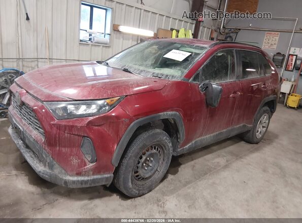 JTMF1RFV4KD007852 2019 TOYOTA LE Red 