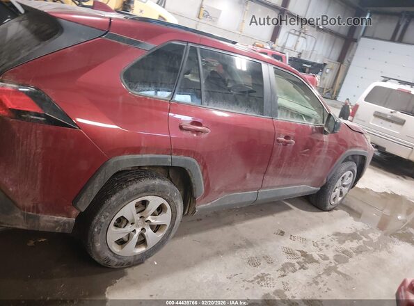 JTMF1RFV4KD007852 2019 TOYOTA LE Red 
