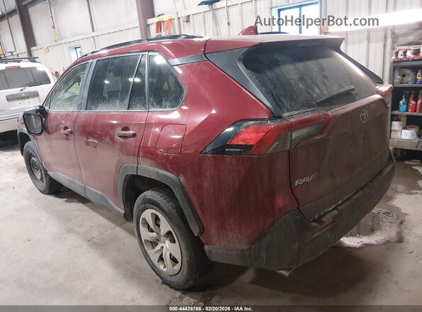 JTMF1RFV4KD007852 2019 TOYOTA LE Red 
