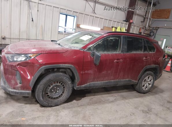 JTMF1RFV4KD007852 2019 TOYOTA LE Red 