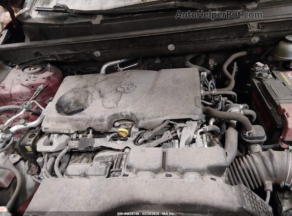 JTMF1RFV4KD007852 2019 TOYOTA LE Red 