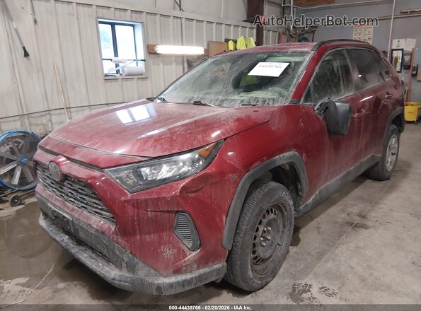 JTMF1RFV4KD007852 2019 TOYOTA LE Red 
