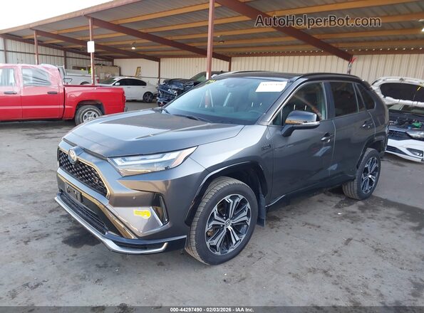 JTMFB3FV6ND078744 2022 TOYOTA RAV4 PRIME Gray Front left
