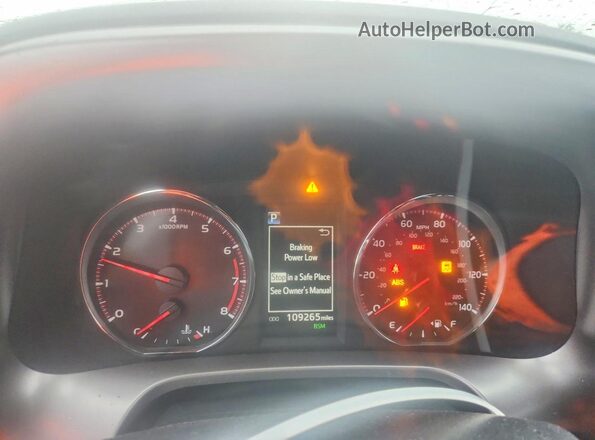 JTMJFREV2GD180032 2016 TOYOTA RAV4 White Instrument cluster view