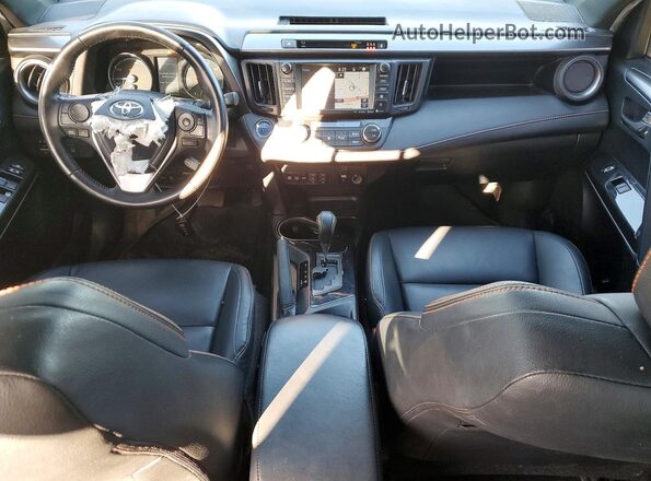 JTMJJREVXHD088005 2017 TOYOTA RAV4 Black Вид панелі приладів