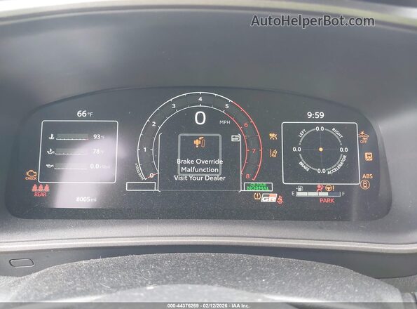 JTNABAAE6SA019370 2025 TOYOTA LL Красный Вид задних сидений