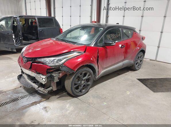 JTNKHMBX2M1114998 2021 TOYOTA C-HR Red Vista tres cuartos delantera izquierda