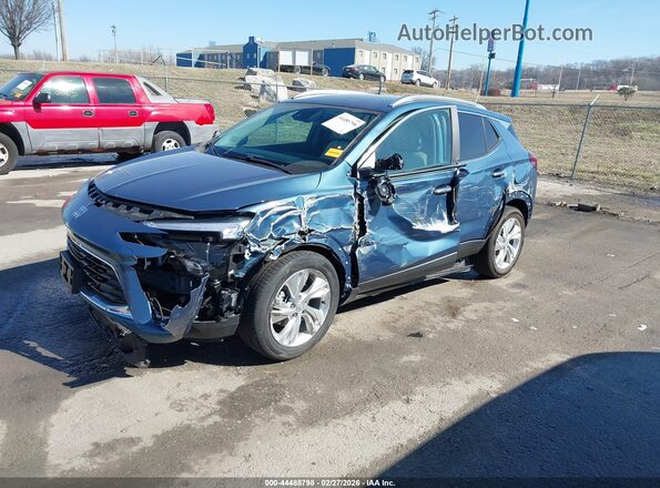 KL4AMBSL1SB053724 2025 BUICK ENCORE Blue Vista tres cuartos delantera izquierda