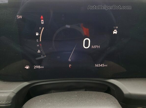 KL4AMCSL9SB206131 2025 BUICK ENCORE White ხელსაწყოთა პანელის ხედი