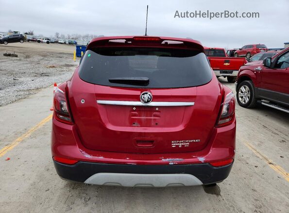 KL4CJ1SB2KB741623 2019 BUICK ENCORE Red Вид салону спереду