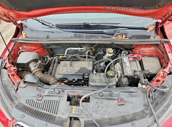 KL4CJ1SB2KB741623 2019 BUICK ENCORE Red Вид наклейки з VIN-кодом