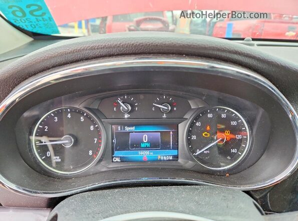 KL4CJ1SB2KB741623 2019 BUICK ENCORE Red Вид задніх сидінь