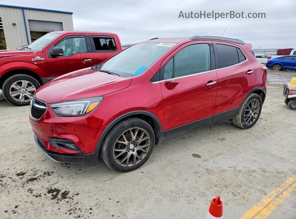 KL4CJ1SB2KB741623 2019 BUICK ENCORE Red Задня ліва чверть